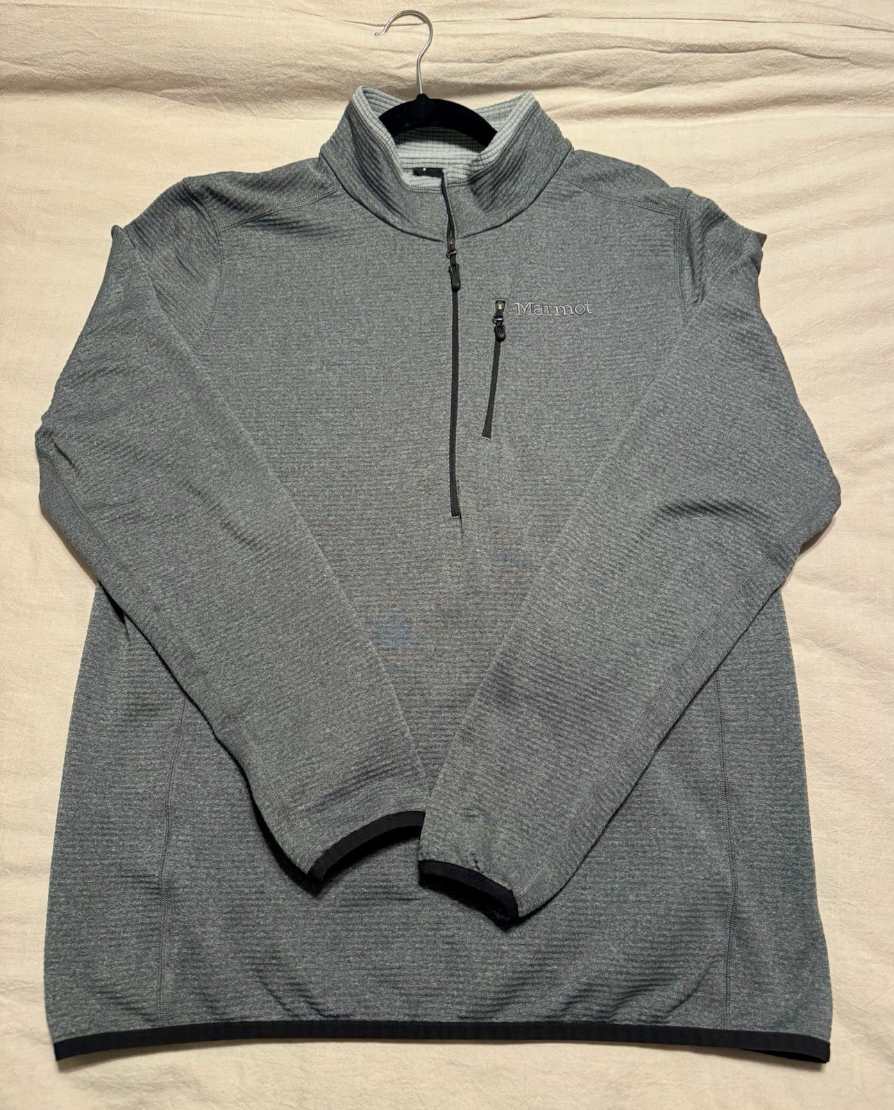 Marmot Performance Fleece 3/4 Zip Pull Over Mens Large No Rips or stains MINT gallery