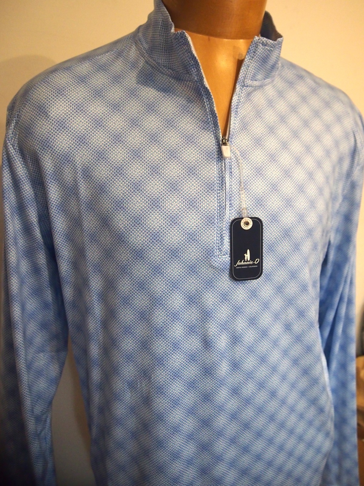 Johnnie O Performance Fabric Sperlings Half-zip Pullover NWT M $118 Permafrost gallery