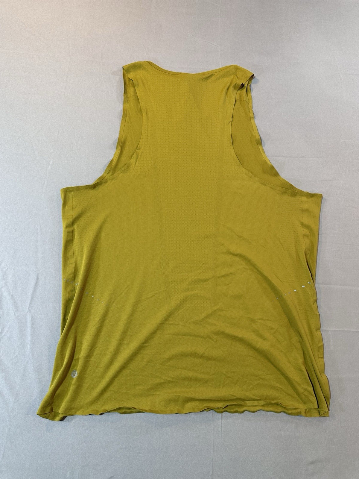 Lululemon Men’s Fast & Free Classic Fit Singlet Tank. LM3CQFS, Size L, Yellow gallery
