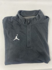Jordan TEAM Mens Medium Dri-FIT Half-Zip Athletic Top Anthracite Gray DQ7913-060