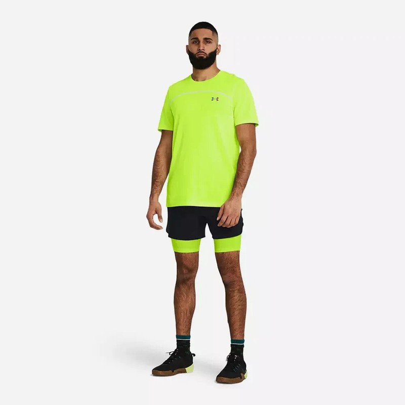 NWT UNDER ARMOUR Men's UA Rush Seamless Wordmark T-Shirt 1382799 731 XL $65 gallery
