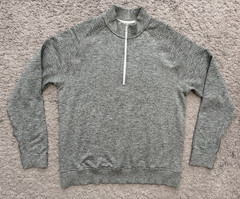 Lululemon Pullover Men’s Large Gray Engineered Warmth Half Zip Stretch Gym