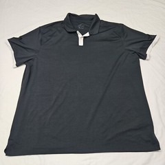 Nike Men’s Dri-FIT T-Shirt Black With White Accents Logo Short Sleeves Size 2XL