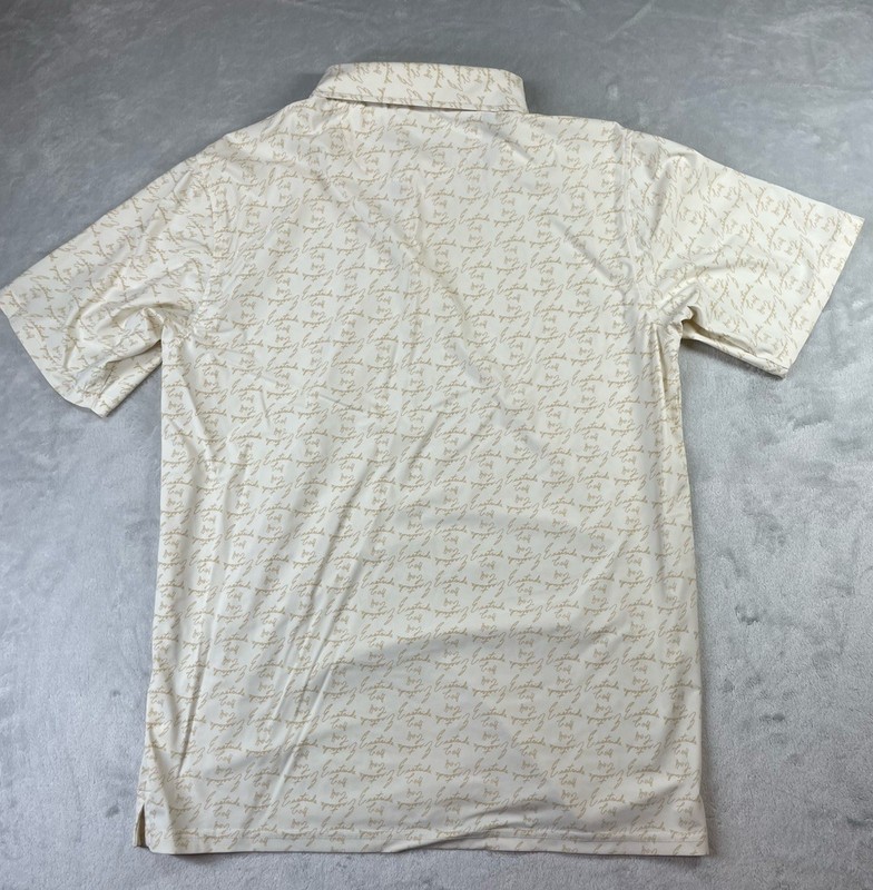 Eastside Golf Snap Placket Men's Golf All Over Print Polo Shirt Size Large gallery