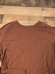 Lululemon License To Train Shirt Mens Brown Orange Gym Cross Fit Training