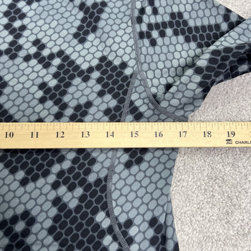 Nike Pro Combat Shirt Mens Small Dri-Fit Long Sleeve Fitted Active Gray Hex Camo gallery