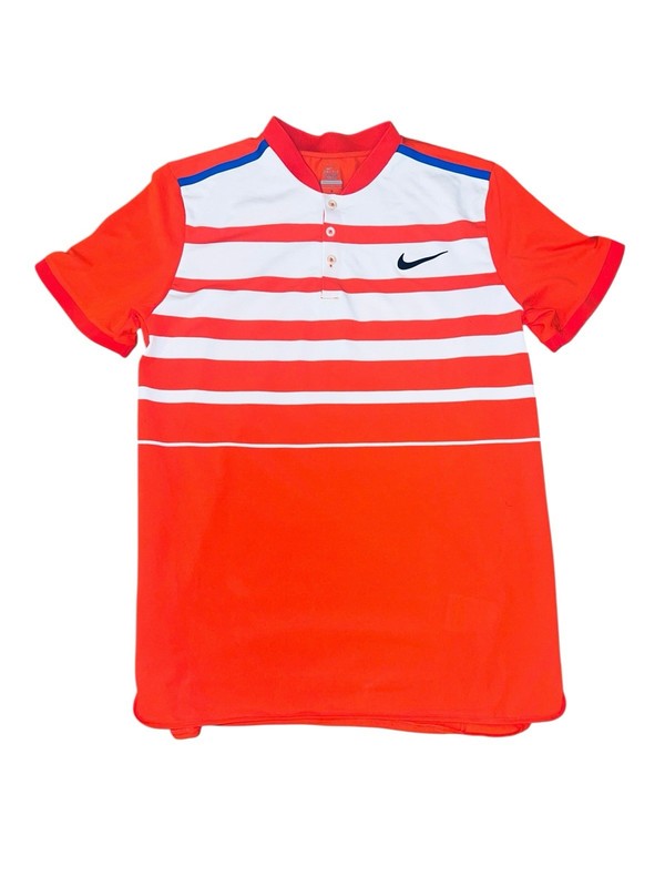 Nike Roger Federer RF 2016 Miami Indian Wells Henley Polo Tennis Shirt Vapor NWT gallery