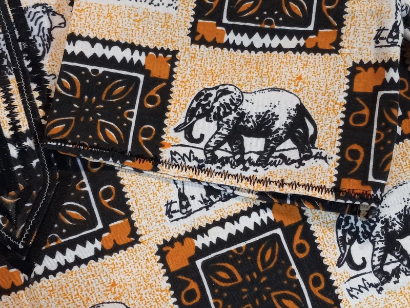XXL Vintage African Ethnic Dashiki Quality Hand Made Shirt gallery