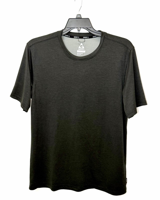 Gerry Men’s Size Large Performance Short Sleeve T-Shirt Charcoal Heather Gray gallery