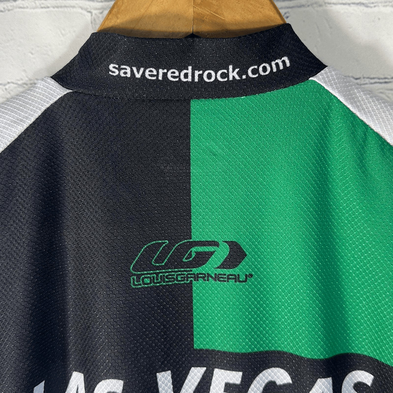 LOUIS GARNEAU Medium Las Vegas Cyclery Cycling Jersey Shirt Green gallery