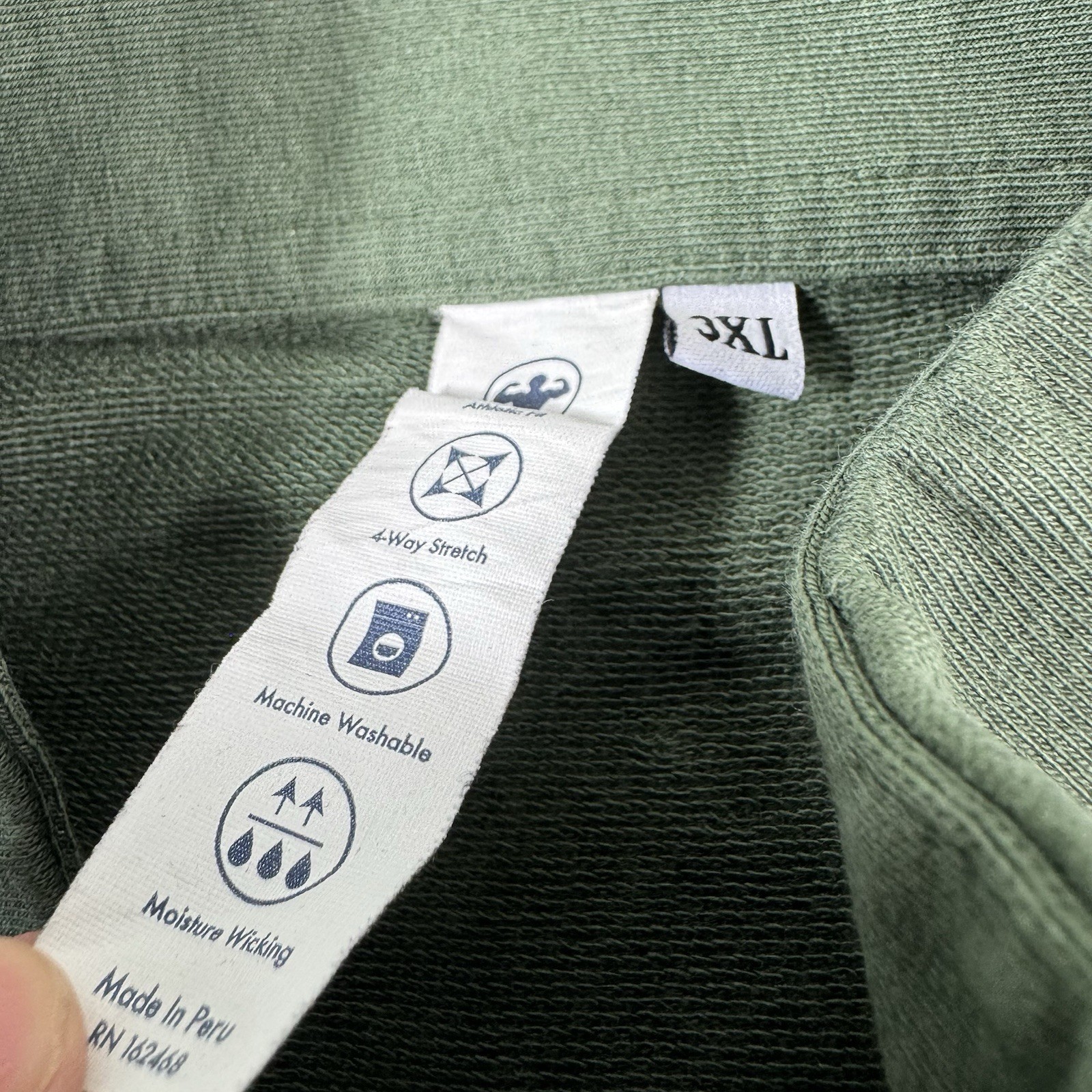 State & Liberty Green Current Half Zip Performance Pullover Size 3XL gallery