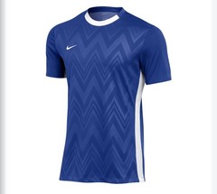 NWT Nike Dri-Fit Short Sleeve Challenge V Jersey in Royal size Med MRSP $47