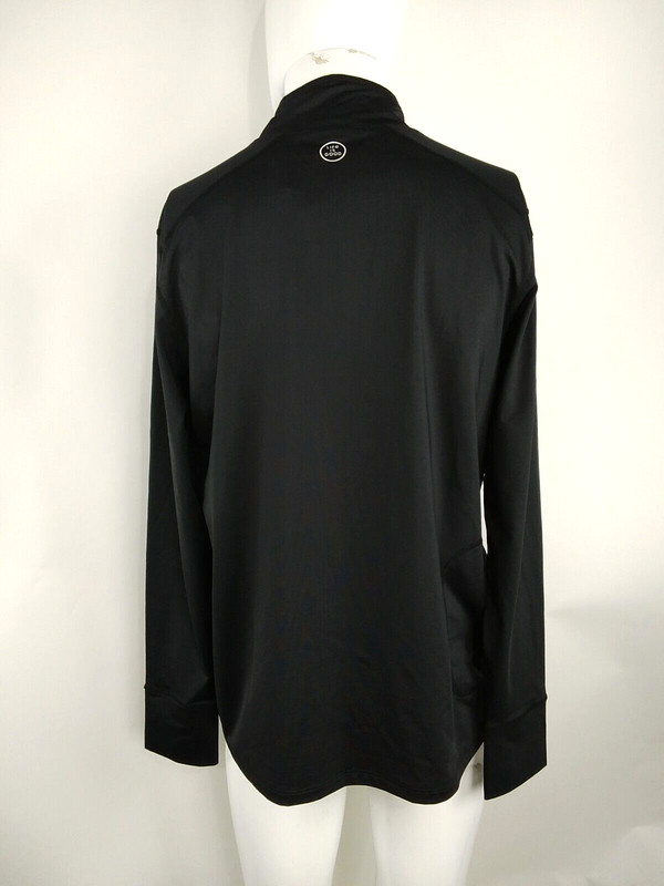 Life is Good Men Active Quarter Zip Pullover LIG Stripes Black Medium 71811 gallery