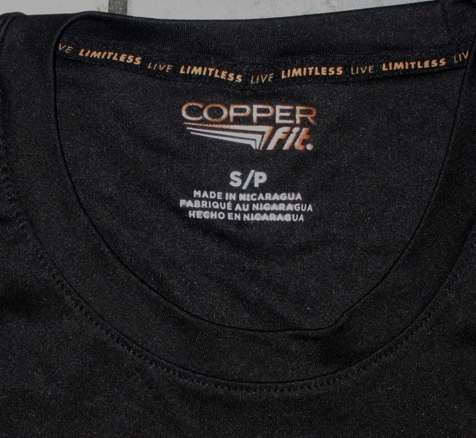 COPPER Fit - Black SS Crew Neck Pullover Logo Shirt - Men's SMAL L S gallery