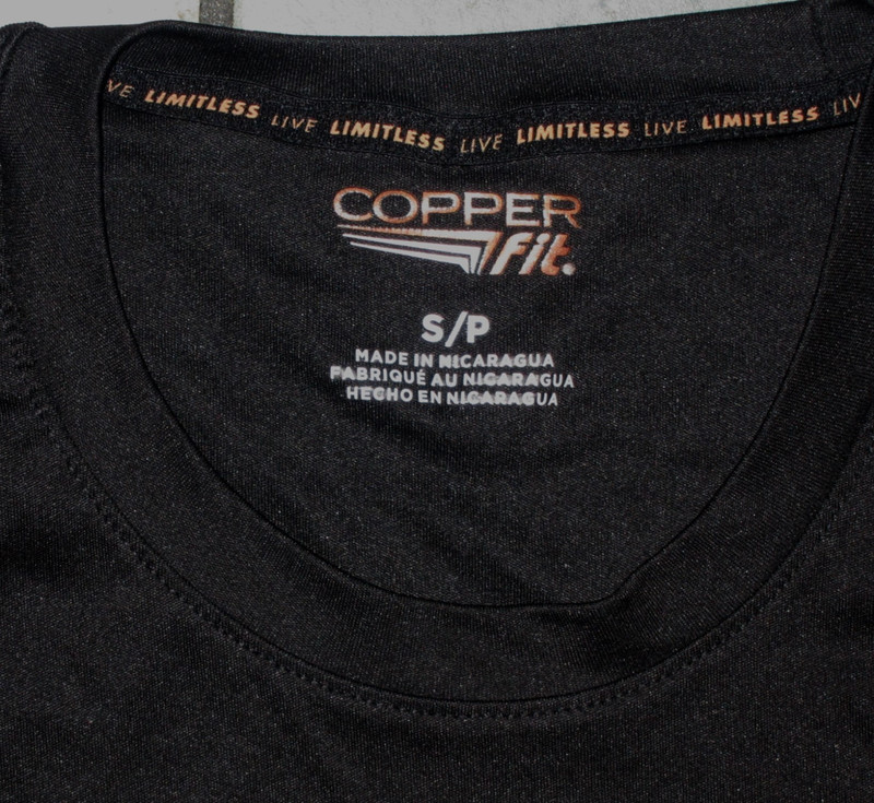 COPPER Fit - Black SS Crew Neck Pullover Logo Shirt - Men's SMAL L S gallery