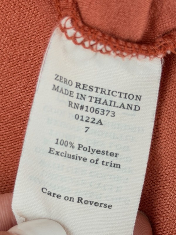 Zero Restriction Z400 Mock Neck Pullover Men's XL Orange Long Sleeve Golf gallery