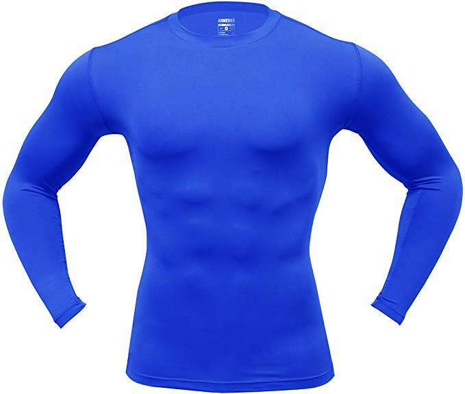 ARMEDES Men's Long Sleeve T-Shirt Baselayer Cool Dry Compression Top AR 52 gallery