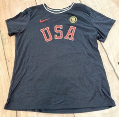 Men’s Nike Sportswear Team USA T-Shirt Olympics Size Medium Navy Blue
