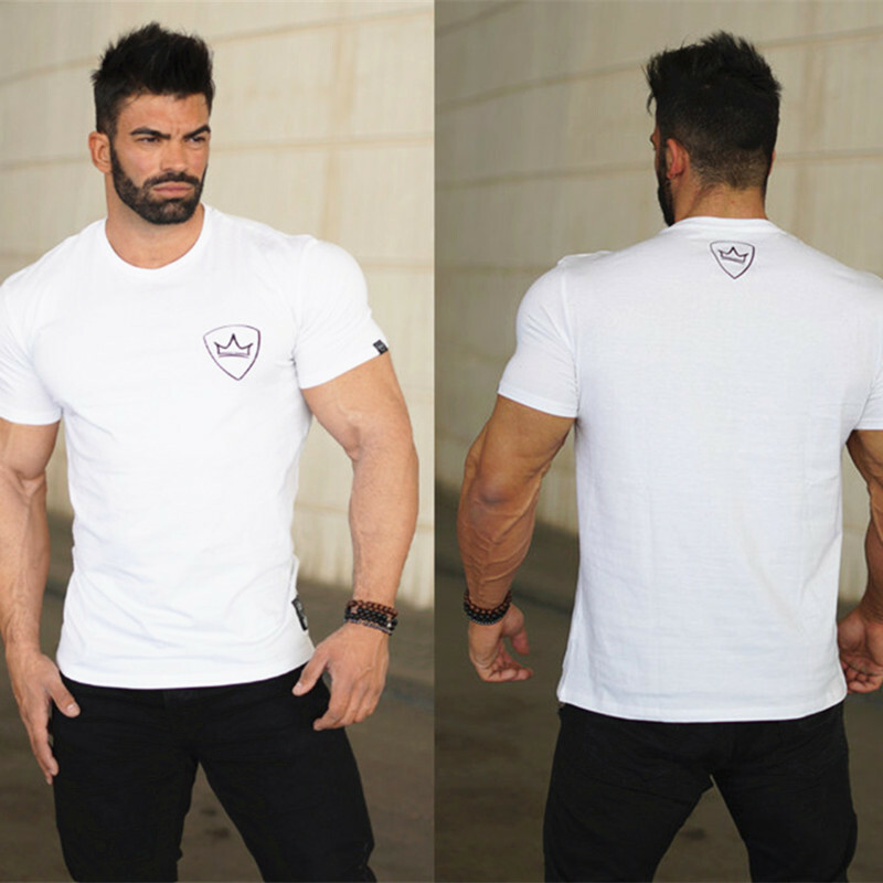 Gym Workout Training T-Shirt Bodybuilding Muscle Shaper Sport Fitness Active Tee gallery