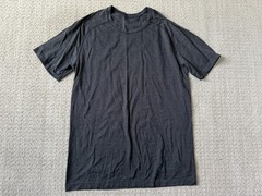 Lululemon Metal Vent Tech T Shirt in Heather Black Men M Performance Wicking