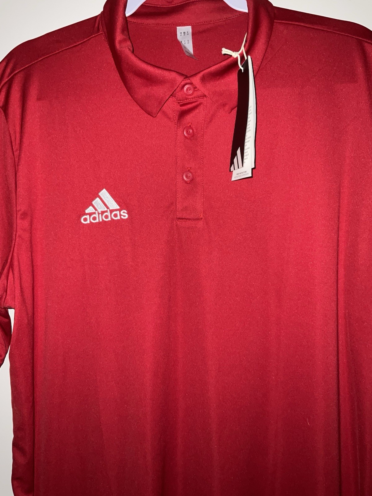 Adidas, Polo Shirt, Soccer/Futbol, Men’s LT, Red, Aeroready, Jersey, Red gallery