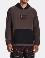 Under Armour Project Rock Veteran’s Day Fleece Hoodie Large Brown