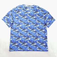 Reel Legends Fishing Shirt Mens Large Blue Reel Tec Marlin Sailfish