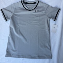 NWT Nike Baseball Boys Gray/Black Pullover Jersey DM3969-058 Size L