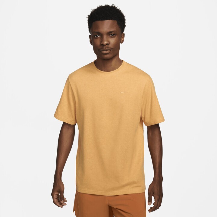 Nike Men's Primary DriFIT Versatile Tee Shirt DV9831 Orange Different Size gallery