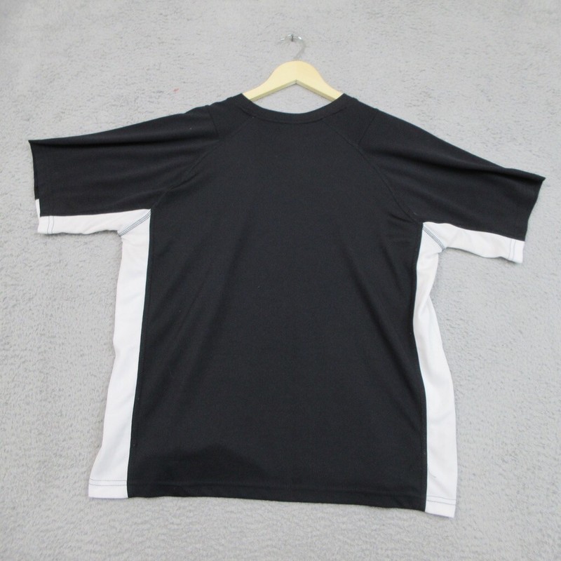 Starter Shirt Men XL Black White Dri Star Performance Logo Crew Neck Pullover gallery