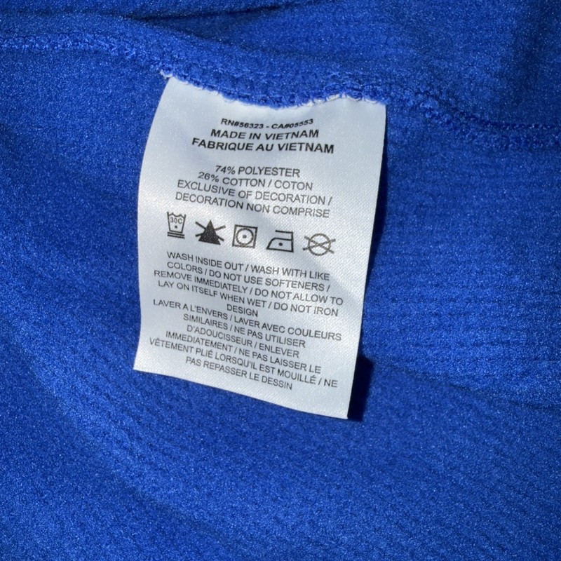 NWT Nike Coaches Crew Top Fleece Pullover Blue Men’s Large FJ9547-493 gallery