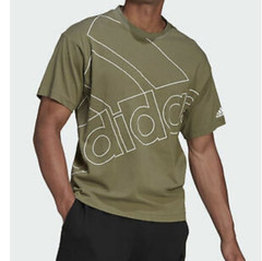 adidas Giant Logo Short Sleeve T Shirt – Men’s Sz MEDIUM GK9428 Green
