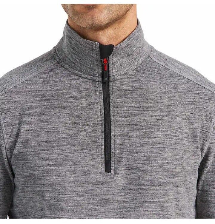 Avalanche Men's Quarter Zip Top Stand Up Pullover gallery