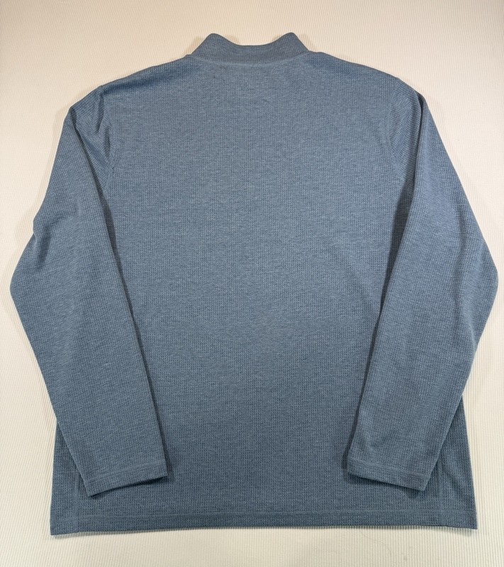 J Crew Performance 1/4 Zip Pullover Mens XL Blue Athletic Golf Stretch Top gallery