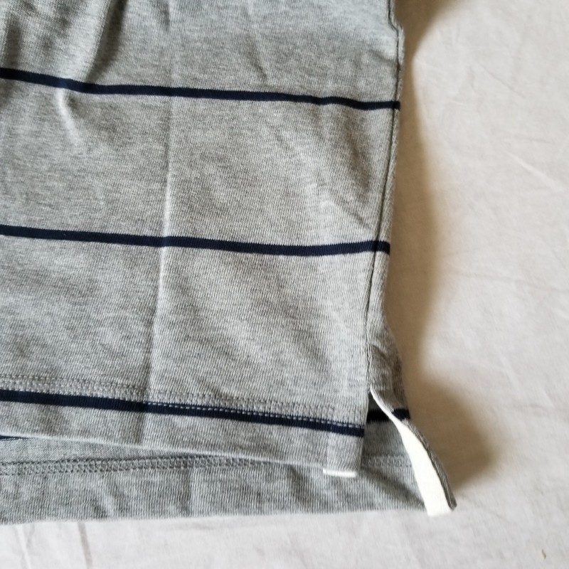 NWT! Old Navy Mens Long Sleeve Striped Pullover Top with Button Closure & Collar gallery