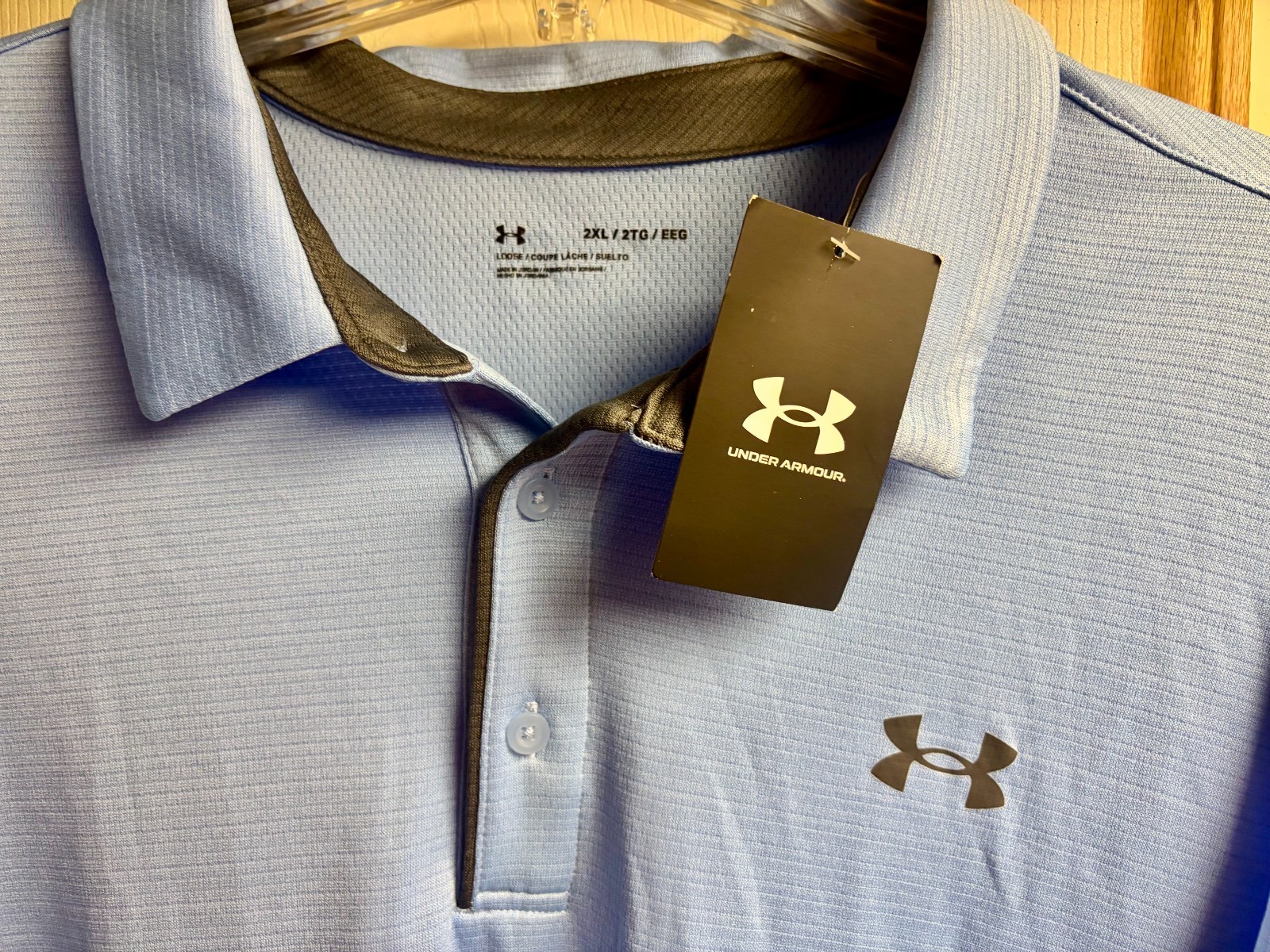 NEW/NWT UNDER ARMOUR Classic Men's 2XL Short Slv Casual Sport Golf Dress Shirt gallery
