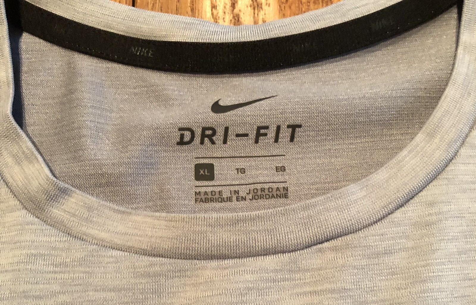 Nike Dri Fit Men’s T-Shirt XL, Bluish Gray gallery