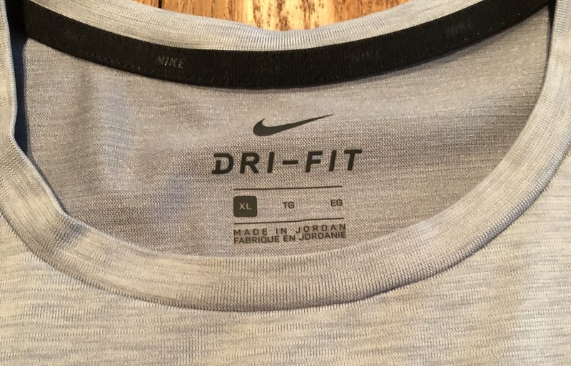 Nike Dri Fit Men’s T-Shirt XL, Bluish Gray gallery