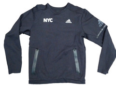 ADIDAS S19 Standard 19 NYC sweatshirt Men’s Small long sleeve zipped pockets