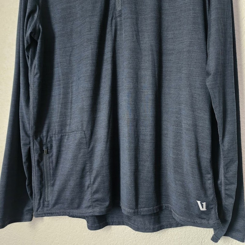 VUORI Ease Performance Half Zip 2.0 athleisure preppy in navy ink gallery