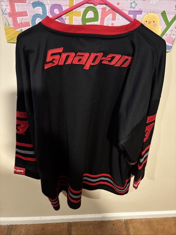 Vintage Snap On Tools Hockey Jersey V Neck Rare Limited 2009 XL New W/Out Tags gallery