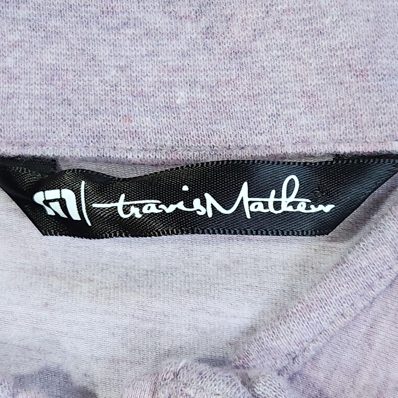 Travis Mathew Pullover Mens XL Purple Long Sleeve 1/4 Zip Golf Lightweight Top gallery