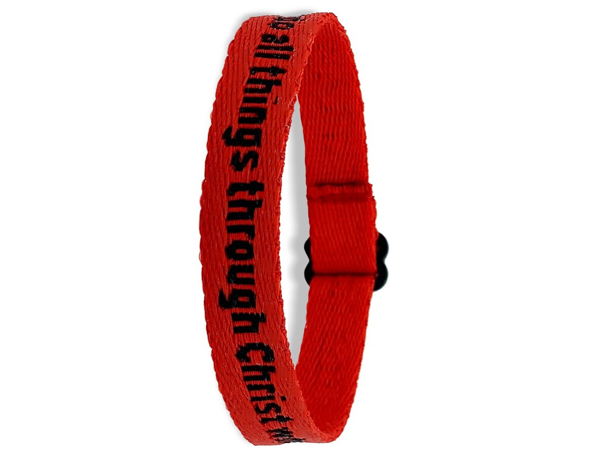 Strap Bracelets with Scripture Shields of Strength gallery