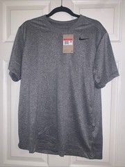 Nike Dri-FIT Legend Men’s Fitness T-Shirt (MIDNIGHT FOG/PURE/HTR/BLACK)