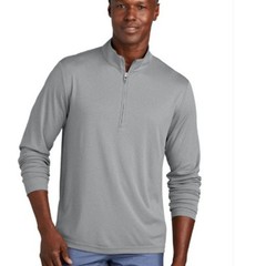 Travis Mathew Men’s Light Gray 1/4 Zip Performance Pullover Shirt Golf Size XL