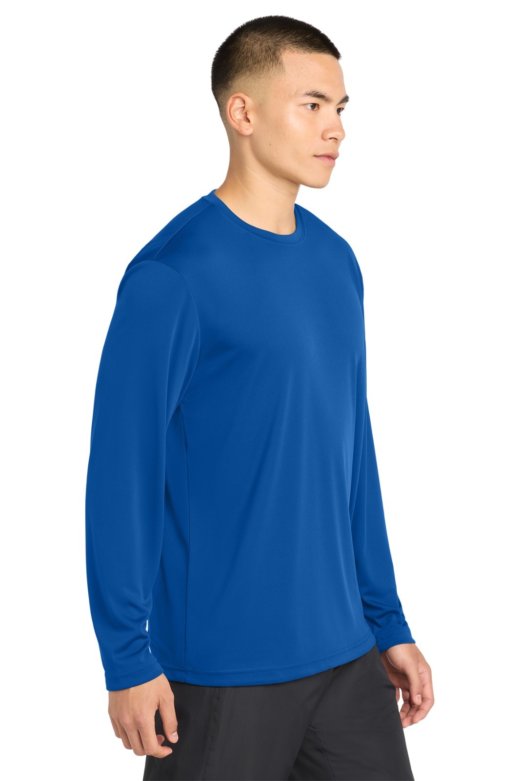 Sport-Tek Men's L/S Performance Moisture Wicking T-Shirt M-ST350LS True Royal M gallery