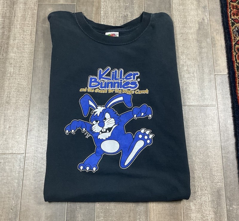 VTG Killer Bunnies And The Quest For The Magic Carrot RARE Collector Game Shirt gallery
