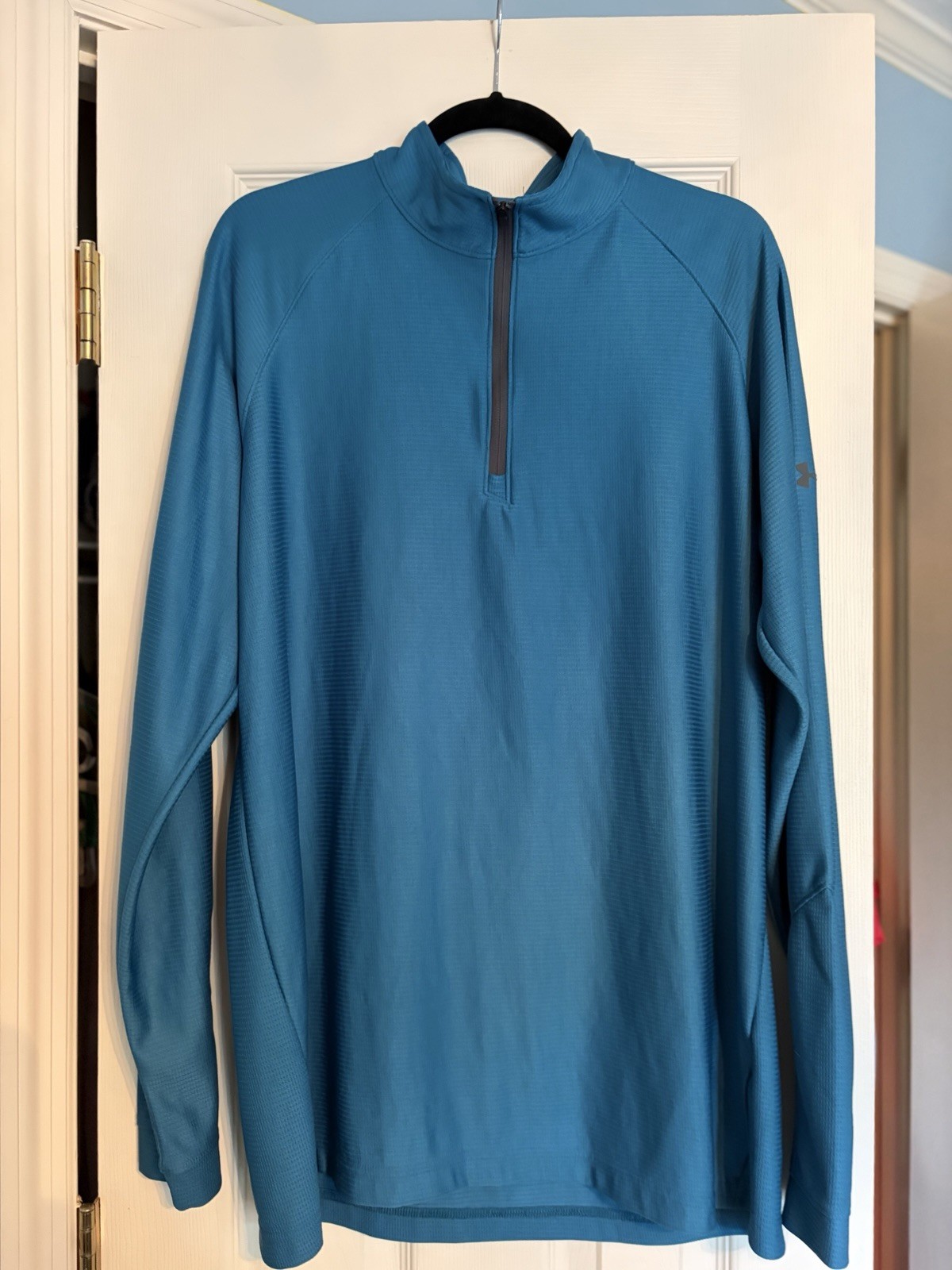 Under Armour Men's XL Blue Performance Long Sleeve Shirt Quarter Zip gallery