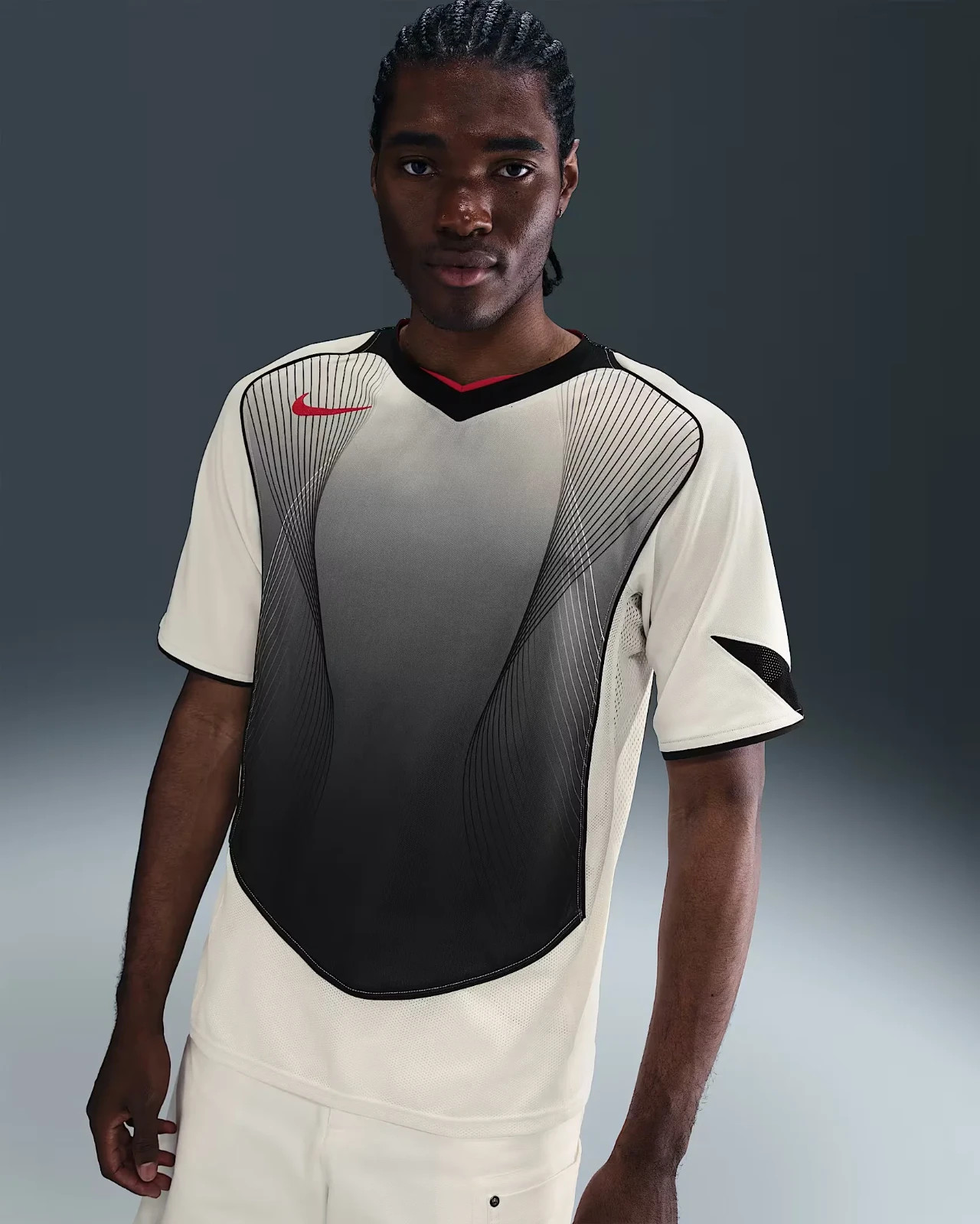 Nike Training T-Shirt Dri-FIT Total 90 Energy Jersey White Black HV1178-133 L gallery