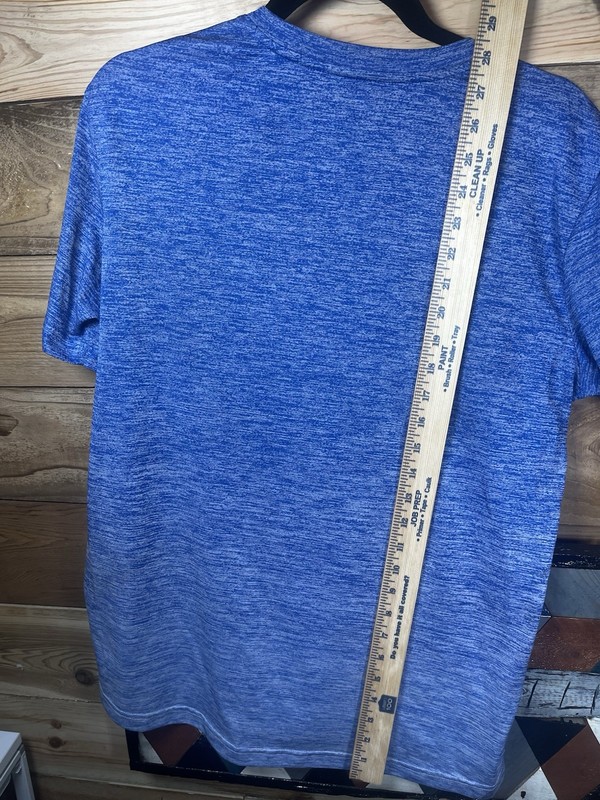 Russell Dri-Power 360 Training Fit Men's Blue Heather Crew Tee M 38-40 gallery